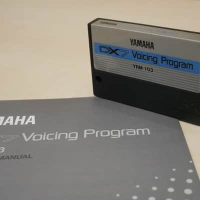 Yamaha • YRM-103 w/manual • DX7 Voicing Program Cartridge for CX5M image 3