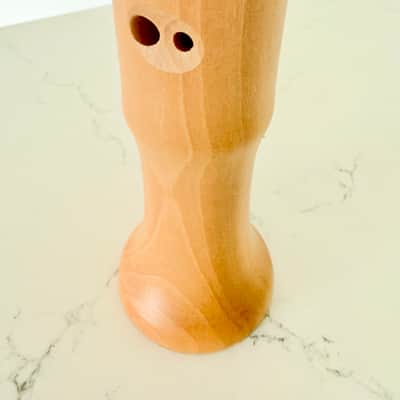 Adler Wooden (Maple) Alto Recorder in the Key of F- Baroque Fingering - Mint Condition w/ Its Original Folding Padded Carry Mid 2000’s - Natural Maple wood Body with Corked Tenons. image 14