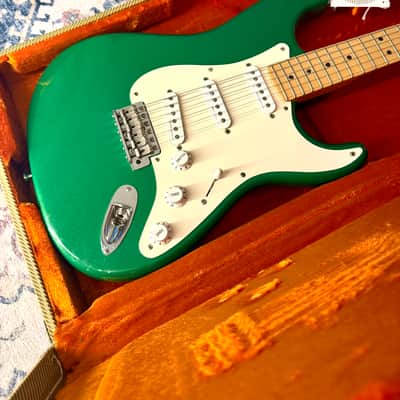 2005 Fender Stratocaster "CANDY GREEN" Eric Clapton Signature Model + OHSC image 3