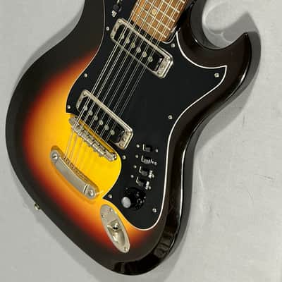 '60's Hagstrom 12 String Electric Solid Body Guitar - Sunburst image 5