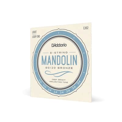 D'Addario Set Mandolin 80/20 Bronze Light 10-34 image 2