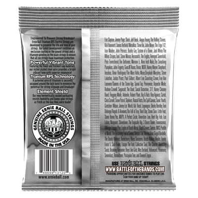 Ernie Ball P03120 Coated Power Slinky Strings,11- 48,1Set image 2