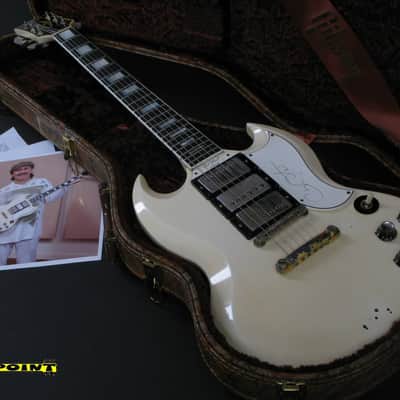 Gibson SG Custom   ex. Carlos Santana  1961 White image 10
