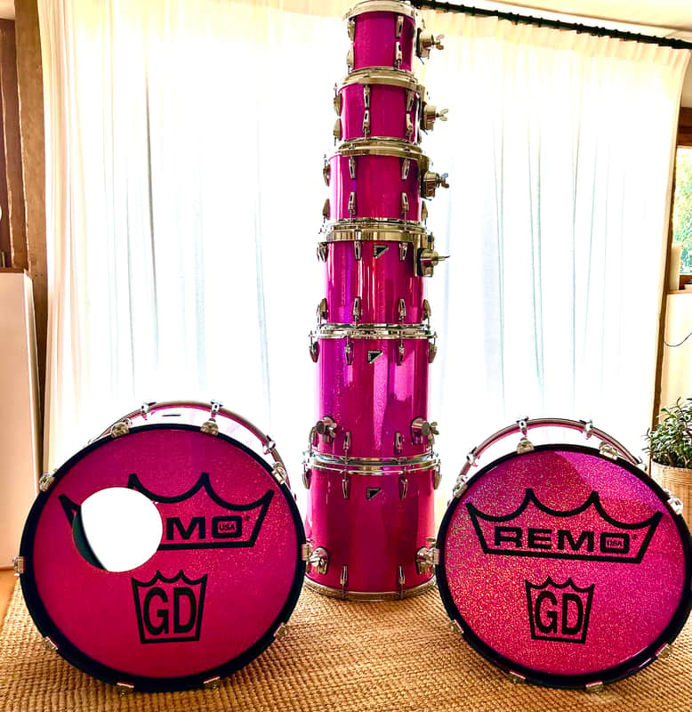 Remo MasterEdge 2000 - Pink Champagne Sparkle image 1