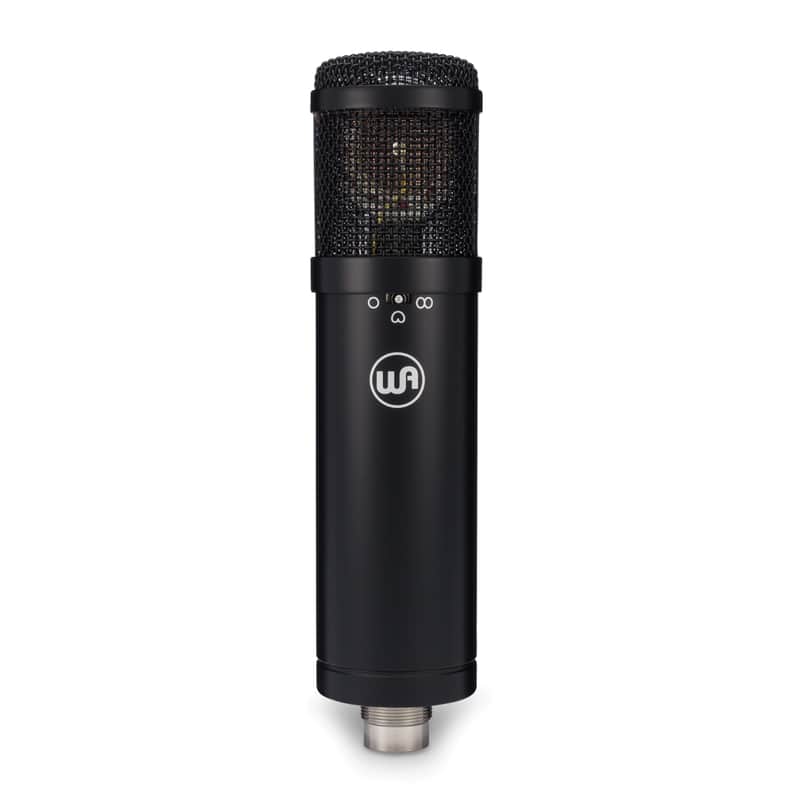 Warm Audio WA47JR Large-Diaphragm Condenser Microphone, Black image 1