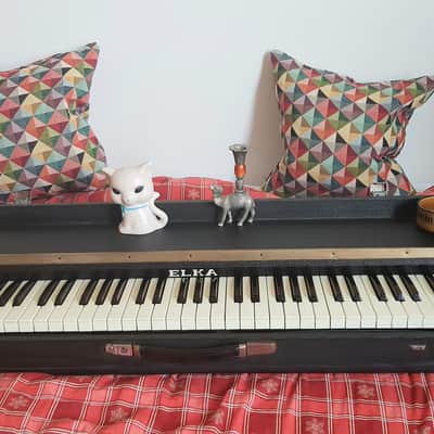 Elka "Piano 88" vintage transistor organ synth Italy image 5
