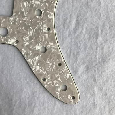 For US Jazzmaster Guitar Pickguard , 4 Ply Ivory White Pearl image 3