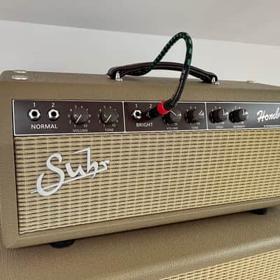 Suhr Hombre 2-Channel 18-Watt 2x12" Guitar Amp Half Stack 2021 - Present - Brown image 5