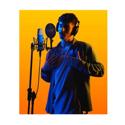 Rode NT1 Signature Series Studio Condenser Microphone HF6 Capsule and Ultra-Low Noise (Cobalt) image 6
