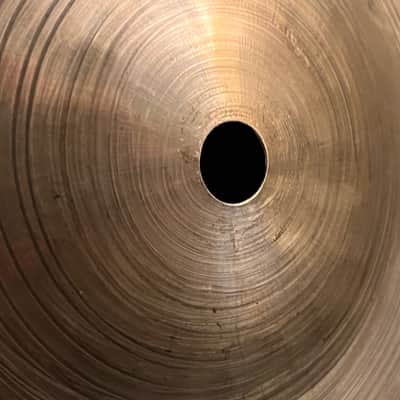 Vintage K. Zildjian Istanbul 1960's Made in Turkey jazz hi hat cymbal pair image 5