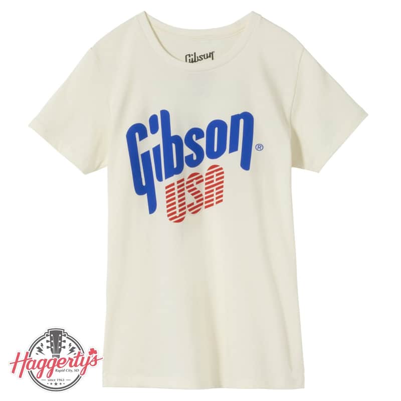 Gibson USA Women's Tee (Vintage White), Extra Large image 1