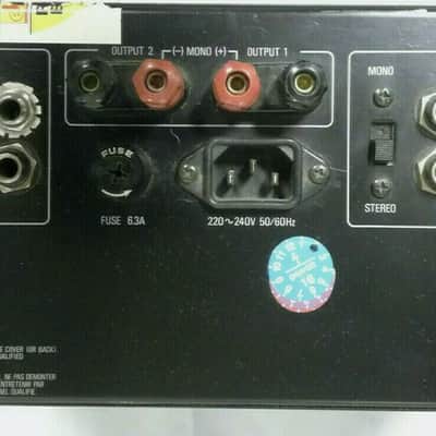 Fostex A-600 Power AMPLIFIER, ENDSTUFE, 2 Kanäle, 600 W Output mono, 8 Ohm schwarz image 6