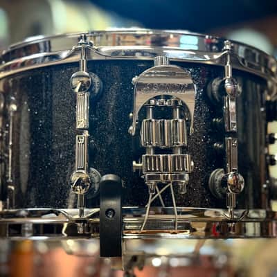 Sonor SQ2 13x7  Medium Beech Snare Drum - Black Sparkle Lacquer image 2