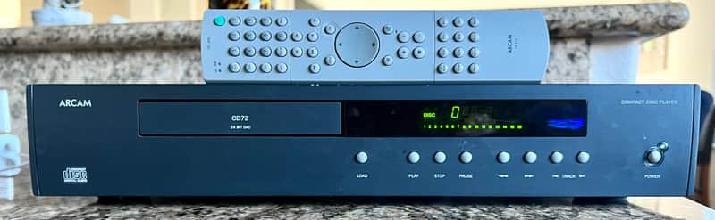 Arcam CD72 Compact Disc CD Player w/ CR-314 Remote 24-Bit DAC Tested Audiophile image 1