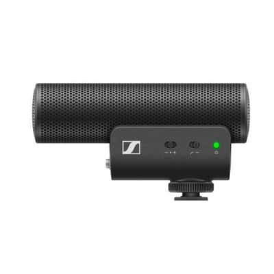 Sennheiser MKE 400 Mobile Kit Compact Shotgun Microphone with tripod and clamp image 3