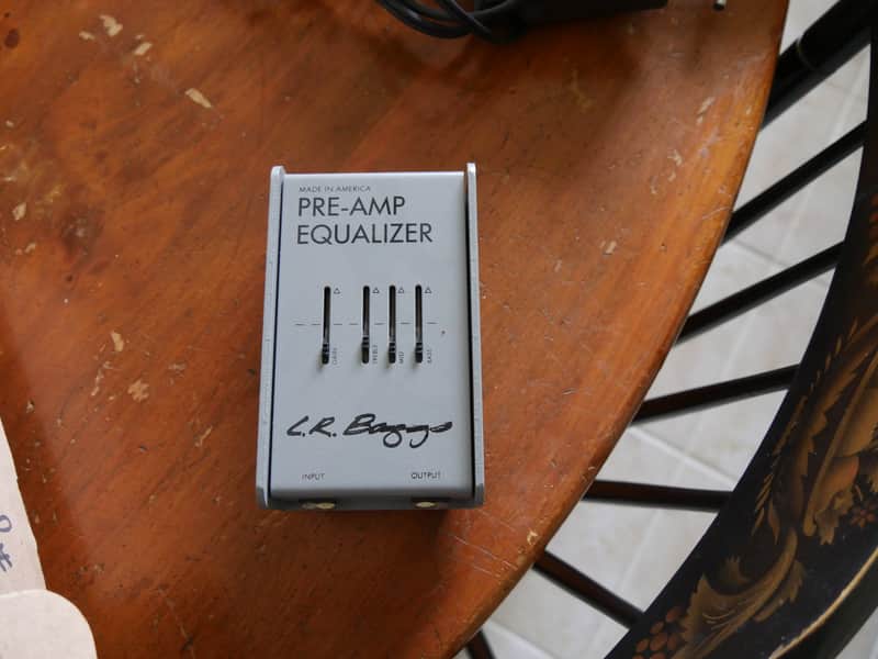 LR Baggs Pre-Amp Equalizer 3 Band Acoustic 18v Preamp Boost Acoustic Tone Shaper image 1