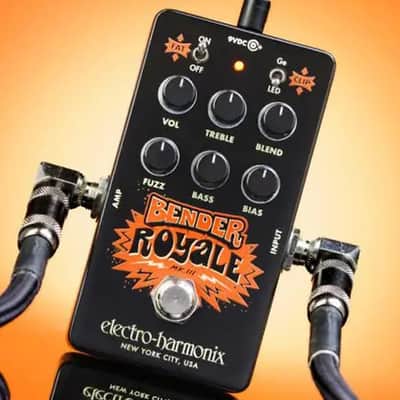 Electro-Harmonix Bender Royale Germanium Fuzz Pedal, Black Help Support Small & Buy It Here We Ship Ultra Fast ! image 4