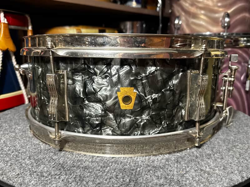 Ludwig Pioneer Snare Drum In Black Diamond Pearl image 1
