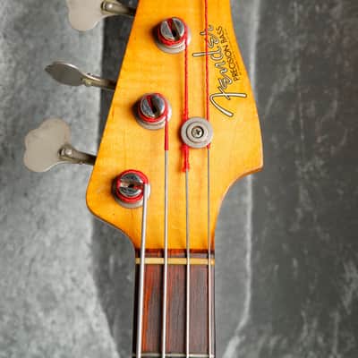 Fender 1963 Precision Bass Olympic White Vintage Pre-Owned image 3