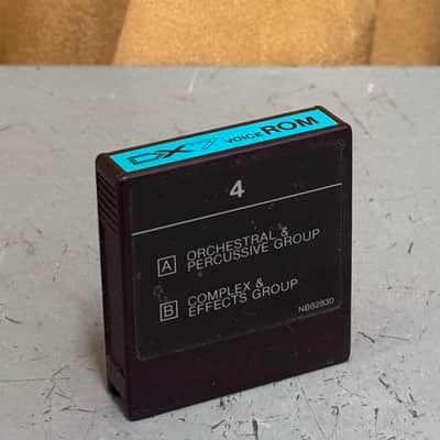 Yamaha DX-7 Voice ROM 4 cartridge 1980s image 1
