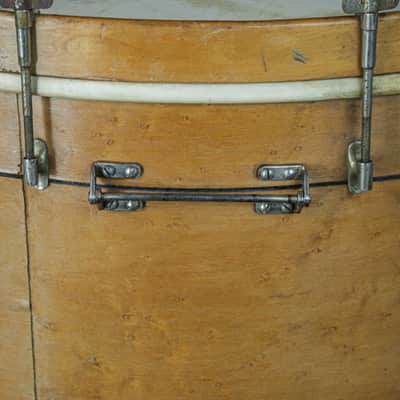 Walberg & Auge 28" Early 1900's Hinged Bass Drum image 10