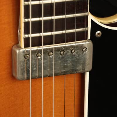 1965 Epiphone A412 Triumph Sunburst with wide nut width image 5