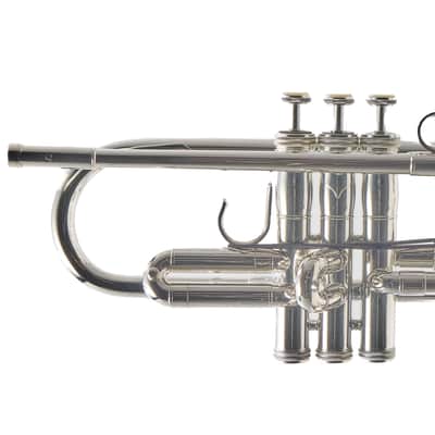 S.E. Shires Q10RS Q-Series Professional Bb Trumpet in Silver Plate SN Q33774 image 3