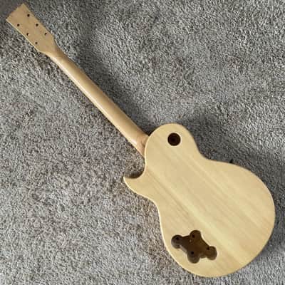 Harley Benton LP Style Semi Finished Guitar Project, Maple Neck, Rosewood Fingerboard image 8