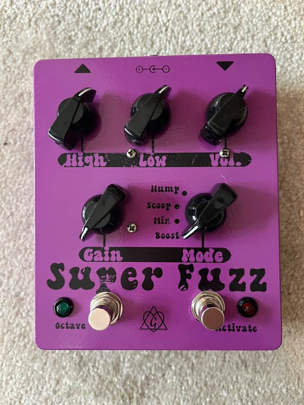 Rehoused and Modified Behringer Super Fuzz SF300 (Boss Hyper Fuzz FZ-2 clone)  by Gigahearts_FX image 1