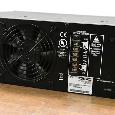 QSC ISA280 2-Channel Installation Power Amplifier CG014UP image 8