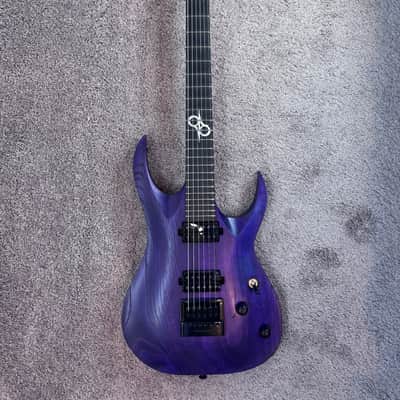 Solar Guitars AC6P RAW - EUROPEAN MASTER SERIES 2024 - Raw Purple Open Pore image 6
