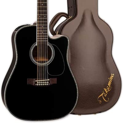 Takamine EF381SC deluxe Legacy Series 12-String Dreadnought Cutaway Acoustic/Electric Guitar 2010s G image 1