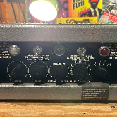 Heurtier 6w single ended el84 vintage tube amplifier project PA filmosound amp image 2