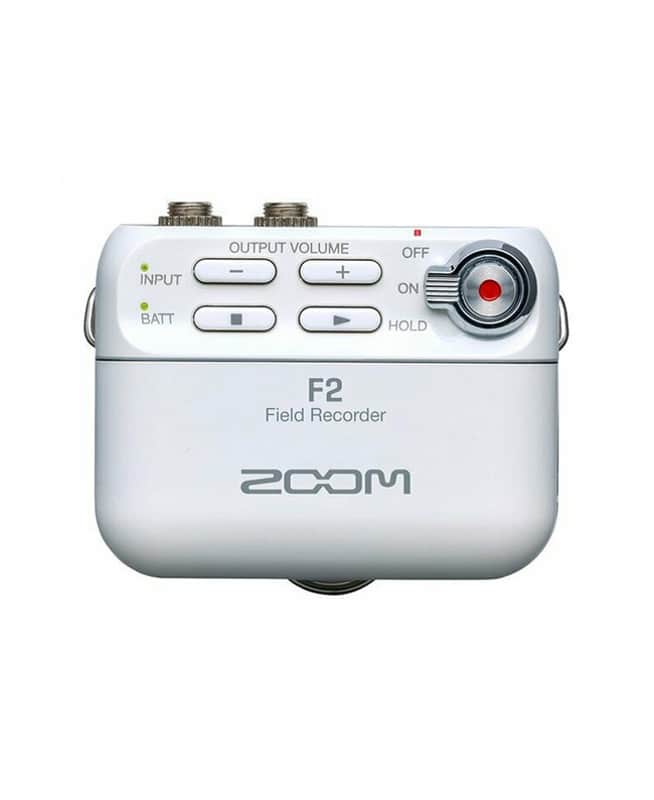 Zoom - F2 - field recorder + Microfono lavalier - bianco image 1