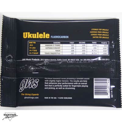 GHS Fluorocarbon Tenor Ukulele Strings (Set) image 2