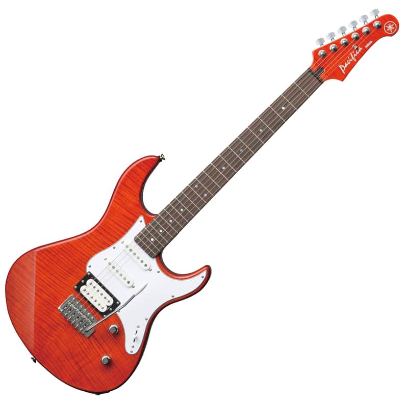 Yamaha Pacifica 212VFM Flamed Maple Electric Guitar, Caramel B...