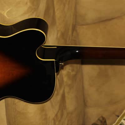 Matsumoku Japan-82'Aria Pro II PE-175 Herb Ellis OHSC Ebony FB,G-Style Truss,Fretside,Vintage Bigsby image 14