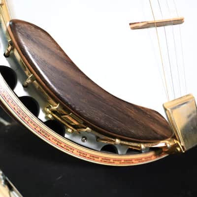 Crown Kent Vintage 4 String Banjo with Block Inlays MIJ Japan image 20