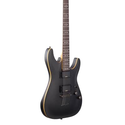 Schecter Demon 6 Electric Guitar Aged Black Satin image 8