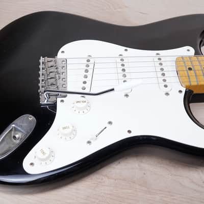 Fender 40th Anniversary ST54-70AS Stratocaster Reissue MIJ 1994 Black Japan w/ Foto Flame Neck w/ Bag image 3