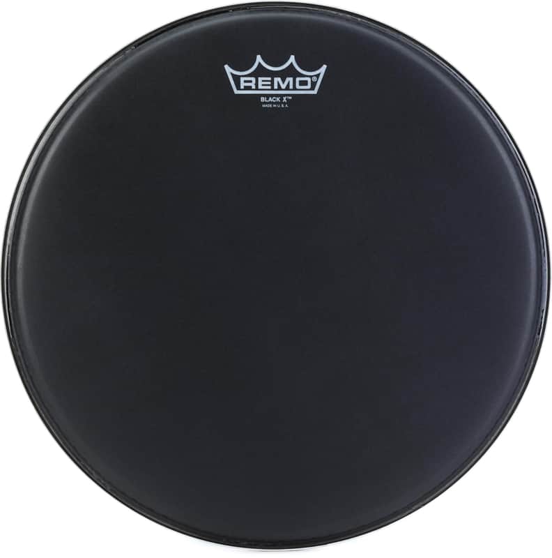 Remo Emperor X Black Suede Drumhead - 13 inches (2-pack) Bundle image 1