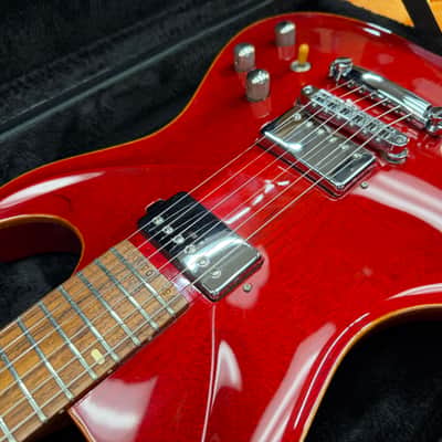 MJ (Mark Johnson) Mirage 1995 – Cherry Red – New Old Stock / Unplayed – USA Boutique – OHSC image 3