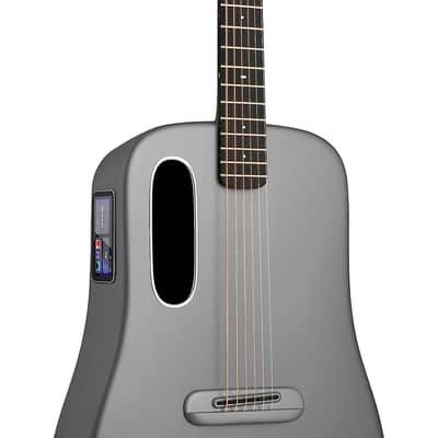 LAVA MUSIC LAVA ME 4 Carbon Fiber 38" Acoustic-Electric Guitar With Airflow Bag - Regular Space Grey image 6