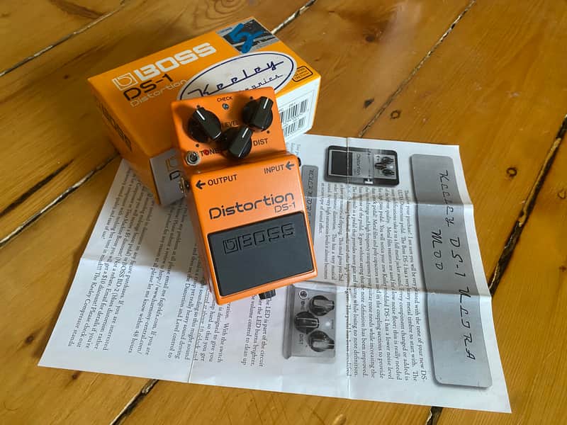 Keeley Boss DS-1 Distortion with Ultra and Seeing Eye Mods 2010s - Orange image 1