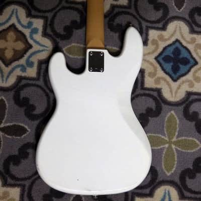 Tanara P/J P-Bass Clone (1980s, Olympic White) image 8