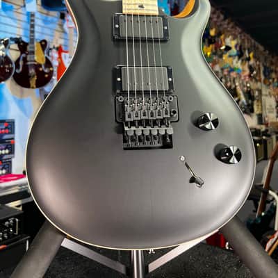 PRS DW CE 24 "Floyd" Electric Guitar - Custom Black Top w Natural Back Authorized Dealer Free Shipping! 104 FREE PLEK! image 6