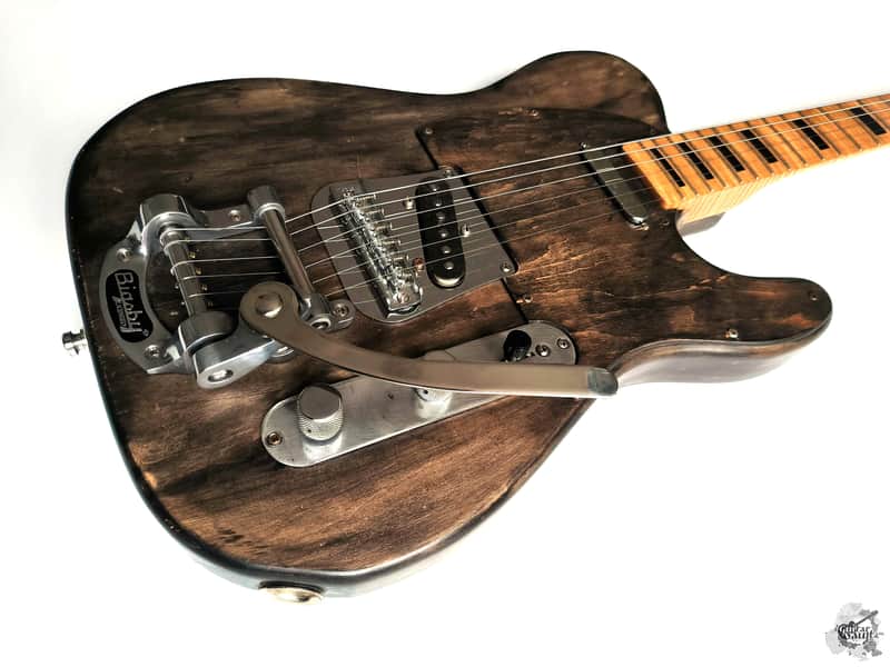 Mellus T Type Heavy Relic w/Bigsby '2016 Oil Grey image 1