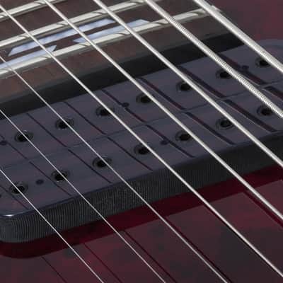 Schecter Omen Elite-8 MS LH - Black Cherry Burst (2469) image 13