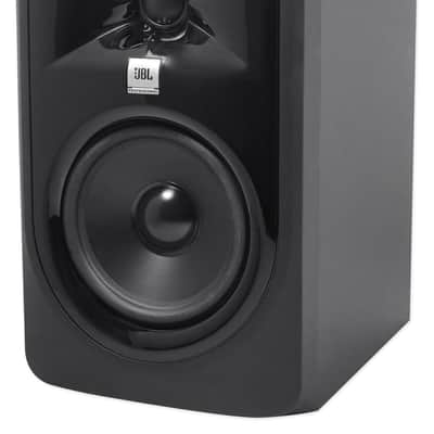 JBL 305P MkII 2-Way 5" Active Powered Nearfield Studio Monitors (Pair) (Open Box) - Black image 2