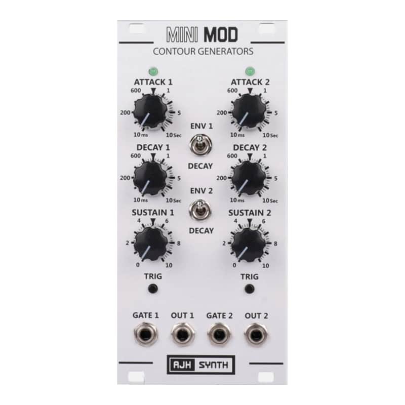 AJH Synth MiniMod Dual Contour Eurorack Module (Silver) image 1